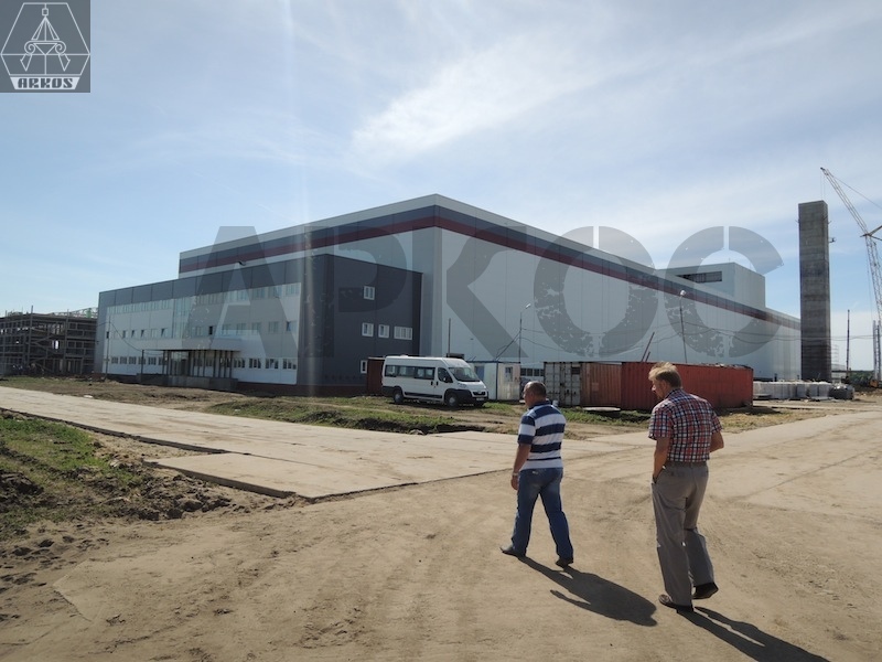 Фасада цеха автомобильного завода в Ульяновской области Авторский надзор