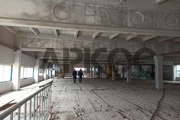 Фото реконструкции зал лепки Гжельский фарфоровый завод