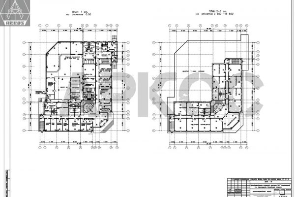 Проект 1 и 2-6 этажей административного здания в индустриальном парке